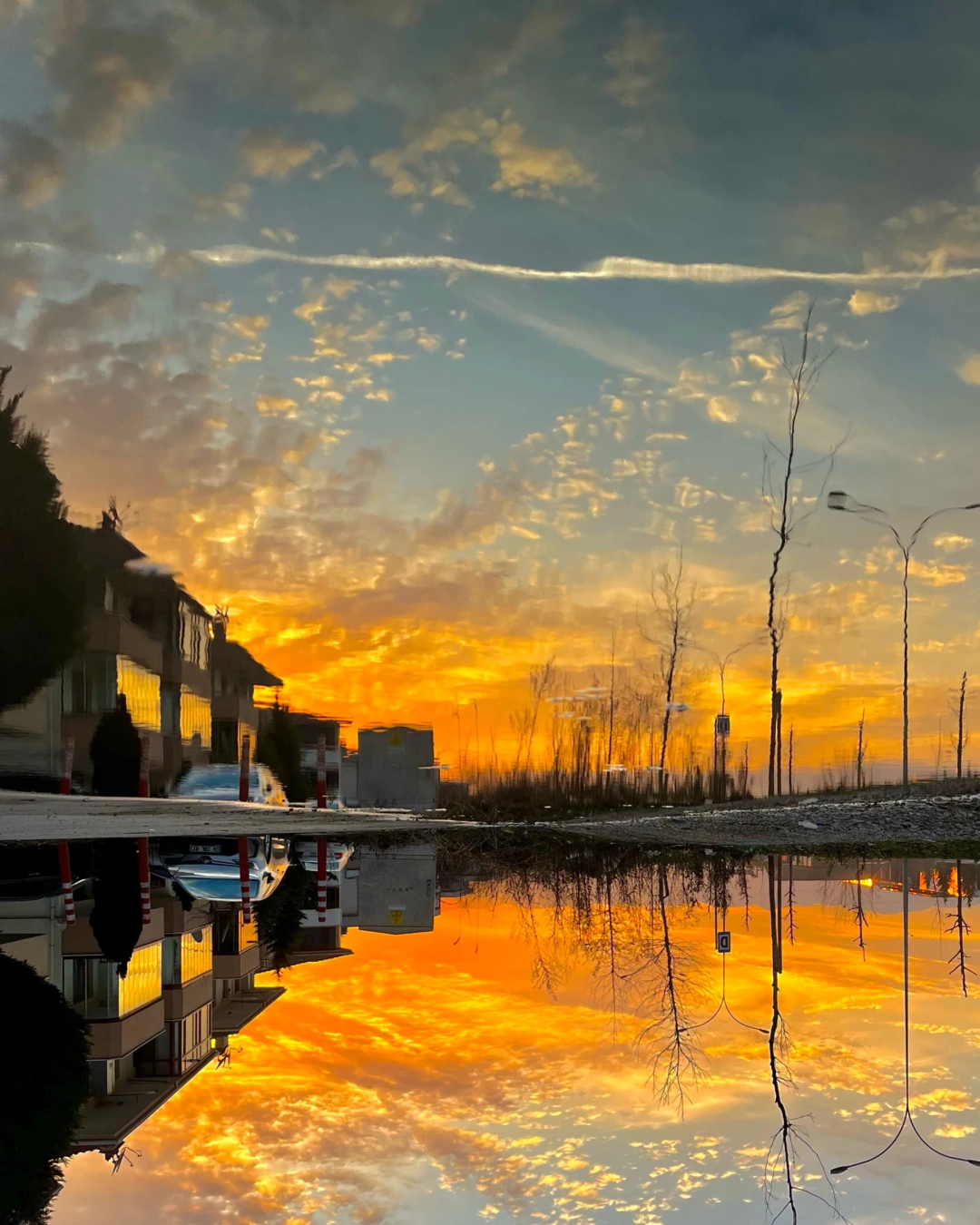 gunbatimi-sunset-reflection / 9489